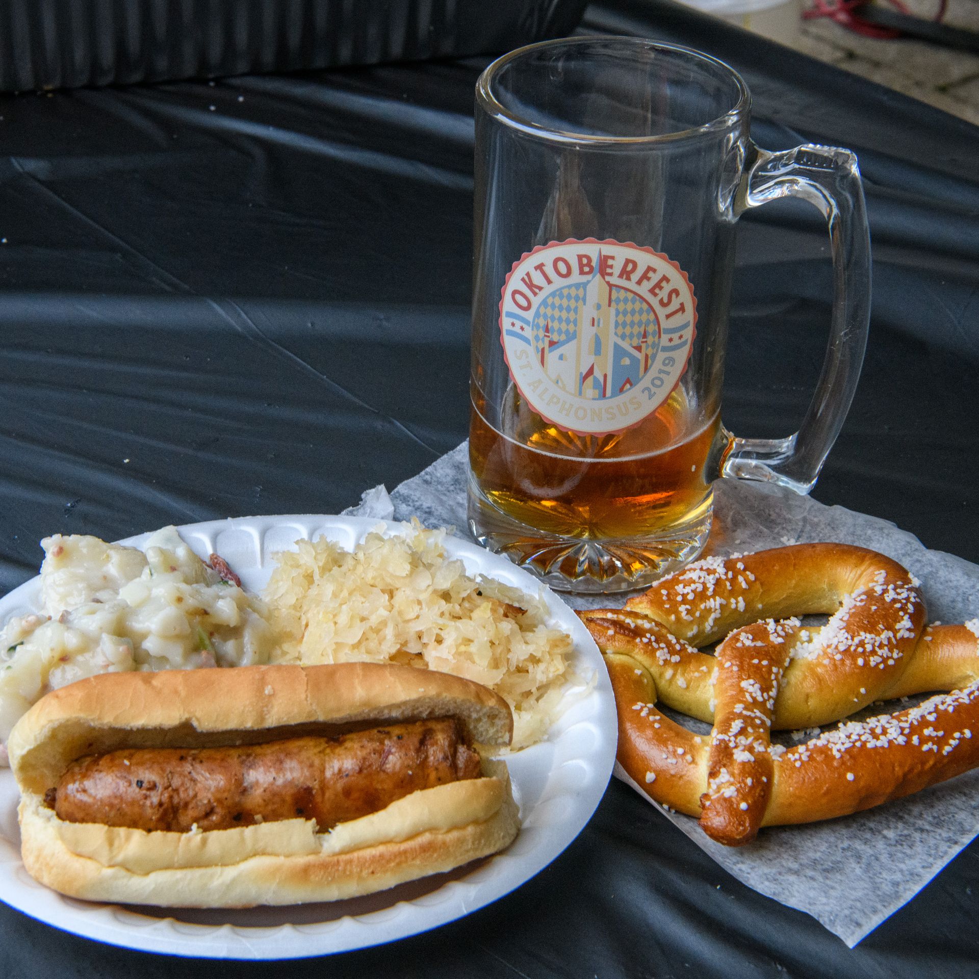Beer and brats and pretzels