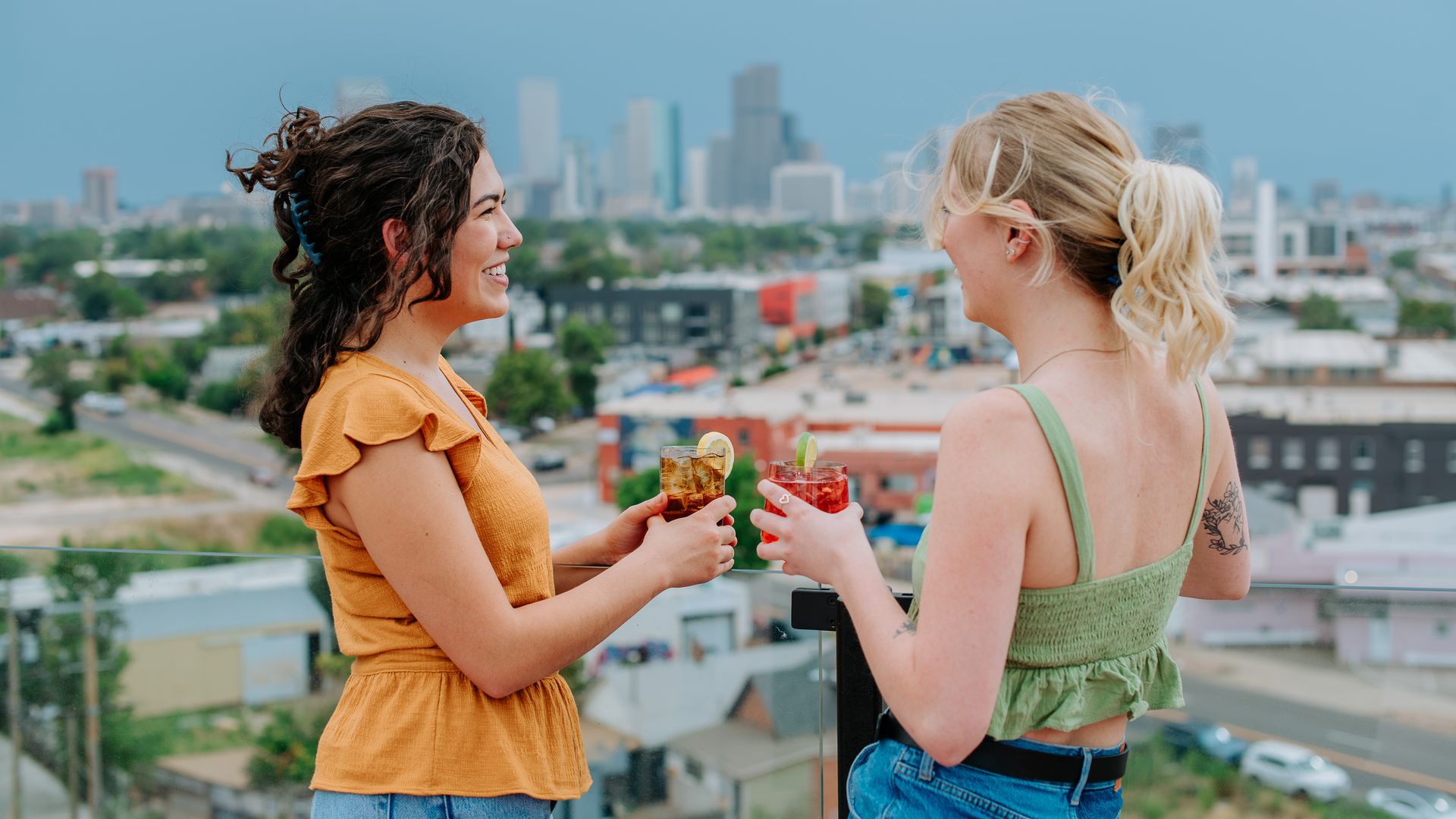 The view from Rook, the rooftop bar at the Catbird Hotel in RiNo. Photo courtesy of Rook