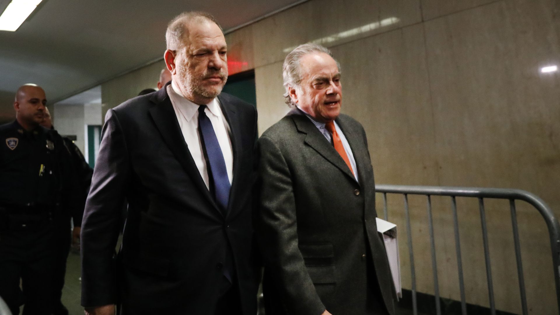 Harvey weinstein with his attorney