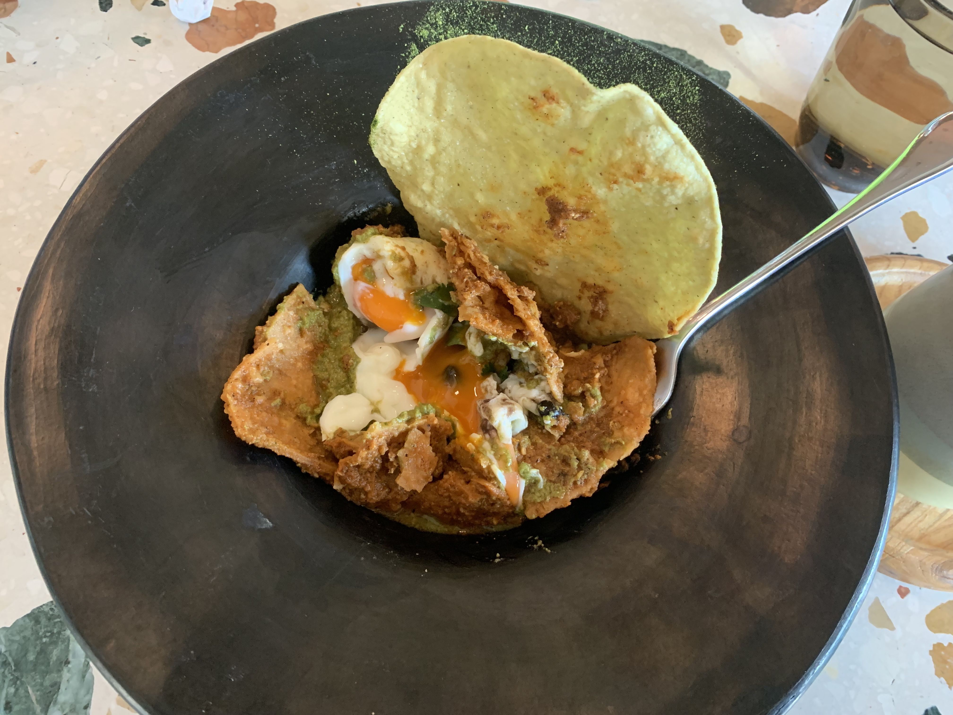 plate of Chilaquiles