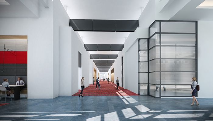 Charlotte Convention Center rendering (charlottemeetings.com, courtesy of tvsdesign)