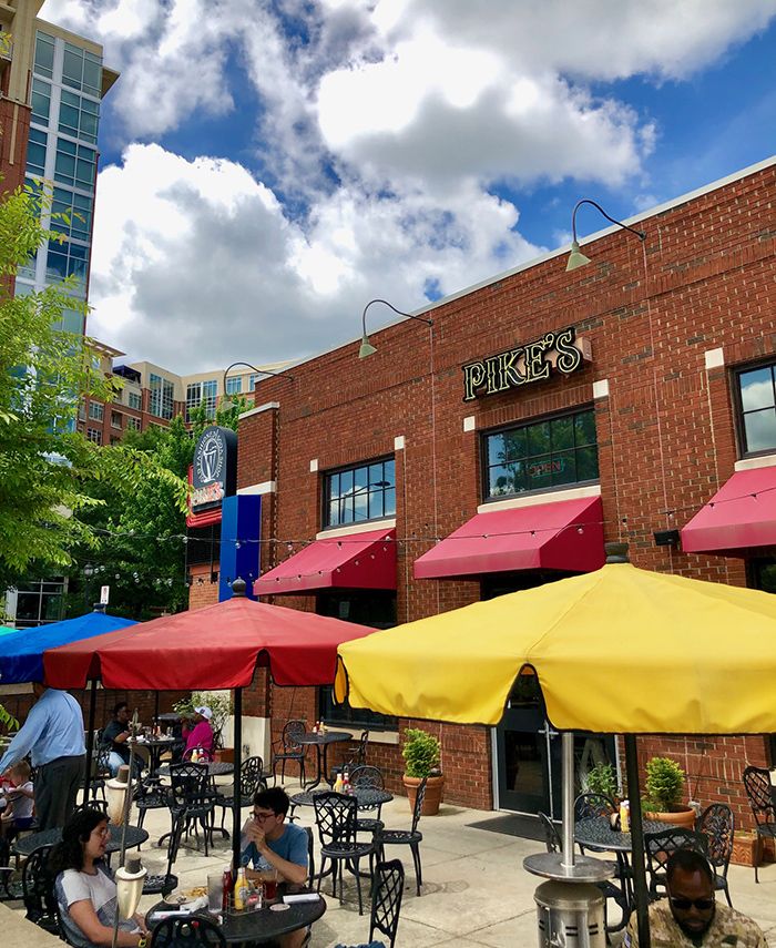 outside pike's in south end charlotte