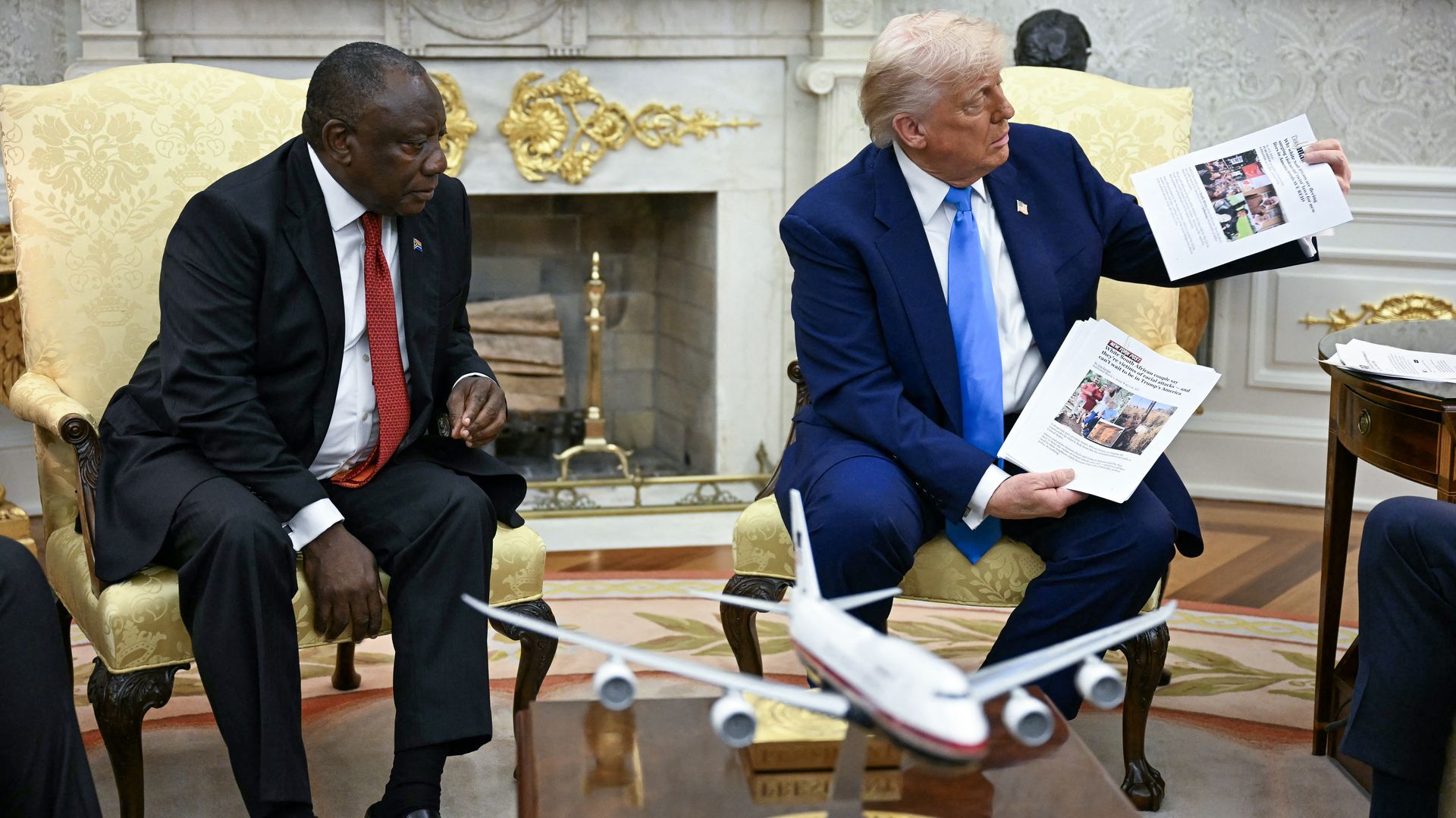 Trump ramaphosa
