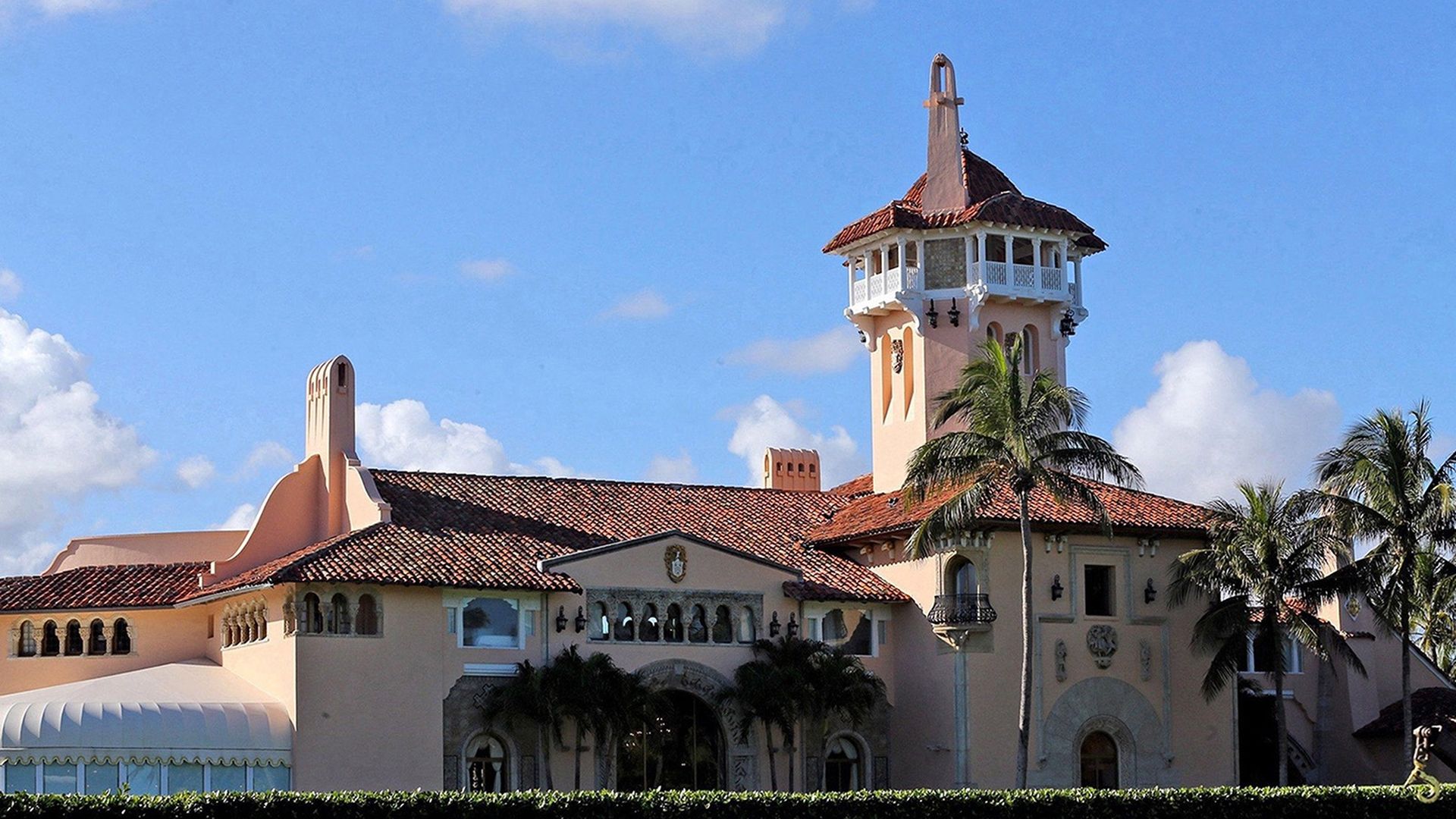 Former President Donald Trump's Mar-a-Lago resort in Palm Beach, Florida. 
