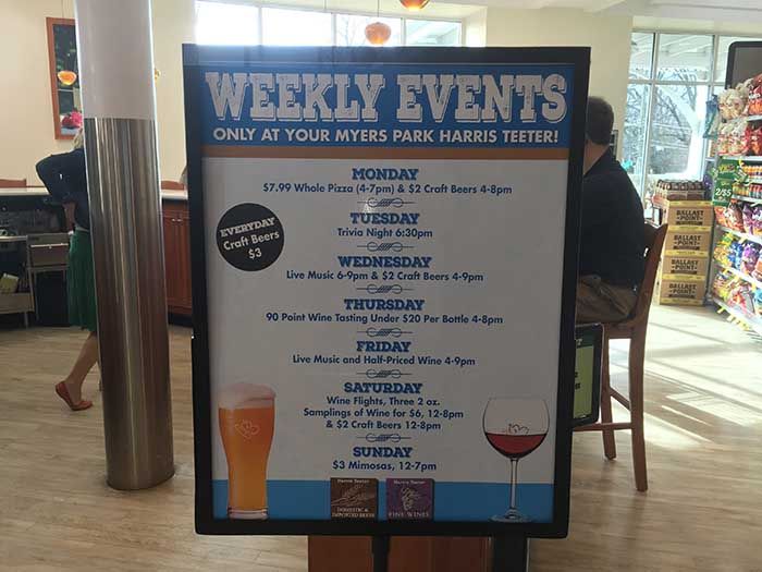 Harris Teeter Weekly Events