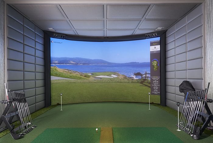 2020 Finalist- Lakefront Living golf simulator