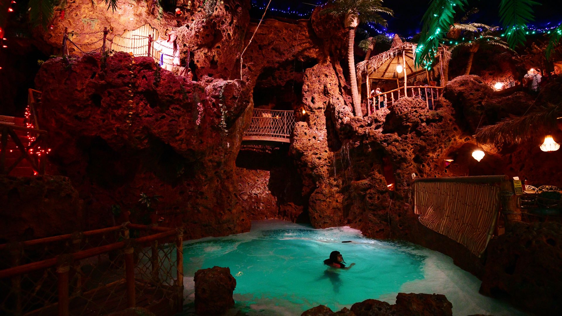 Mexican restaurant Casa Bonita features a man-made, three-story indoor waterfall. Photo: Hyoung Chang/The Denver Post via Getty Images