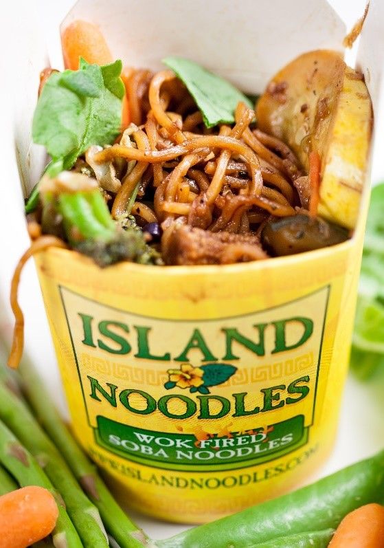 Island Noodles with Teriyaki Chicken