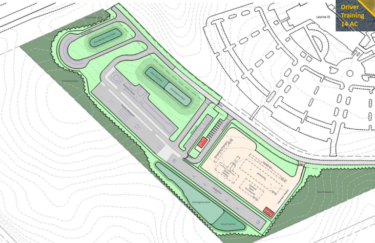 A design for a driving course