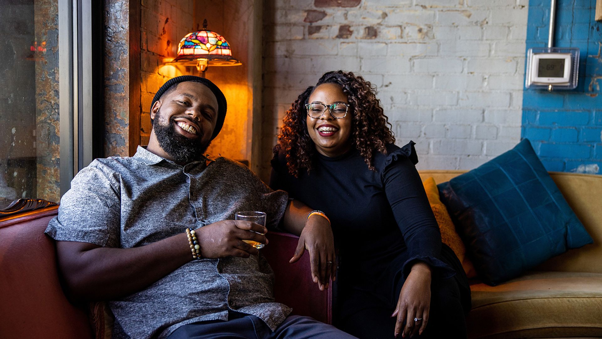Chef Gregory âGregâ and Subrina Collier. Photo: Peter Taylor Photography
