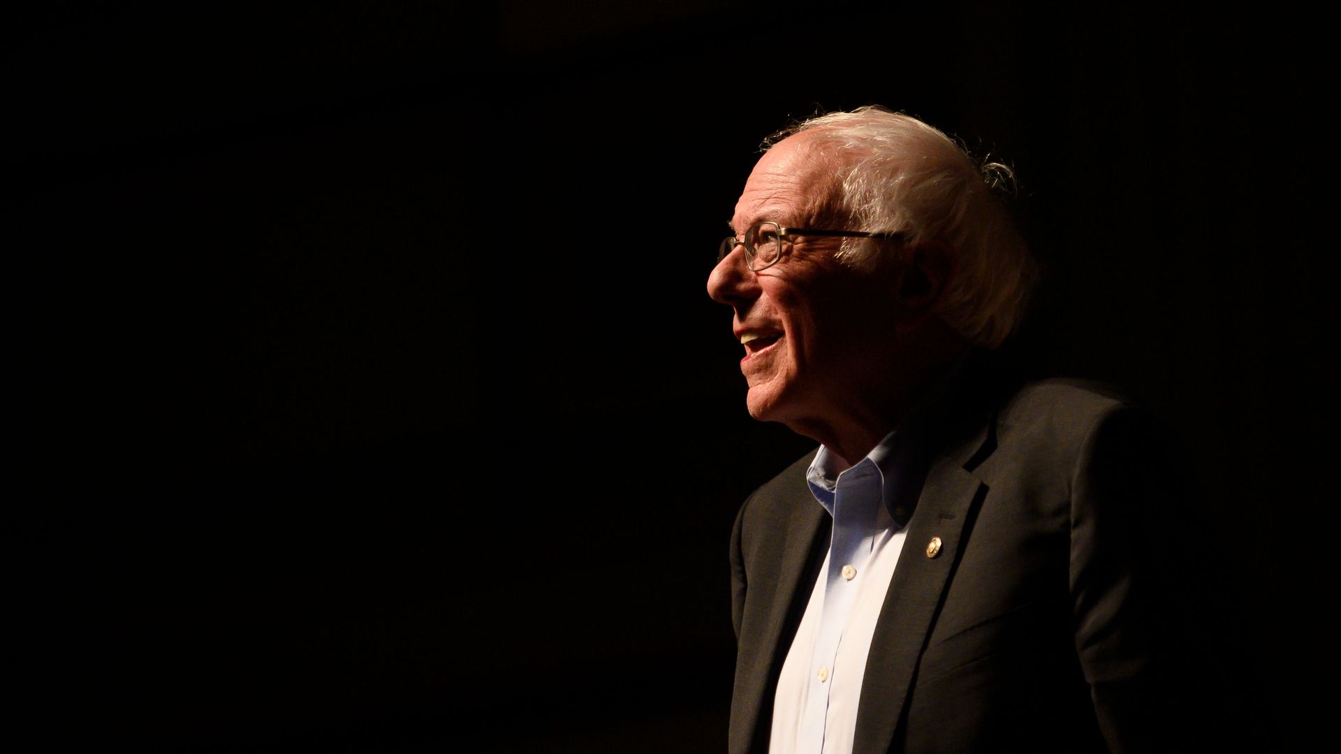Bernie Sanders in Ames, Iowa, on Jan. 25