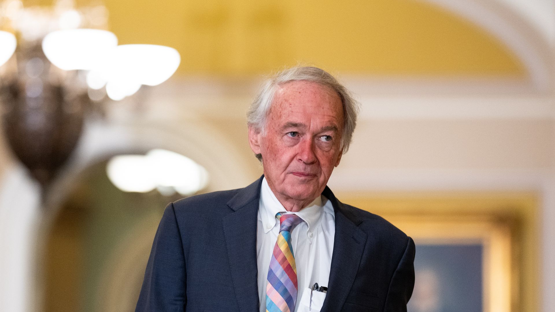 Senator Ed Markey walking in the Capitol