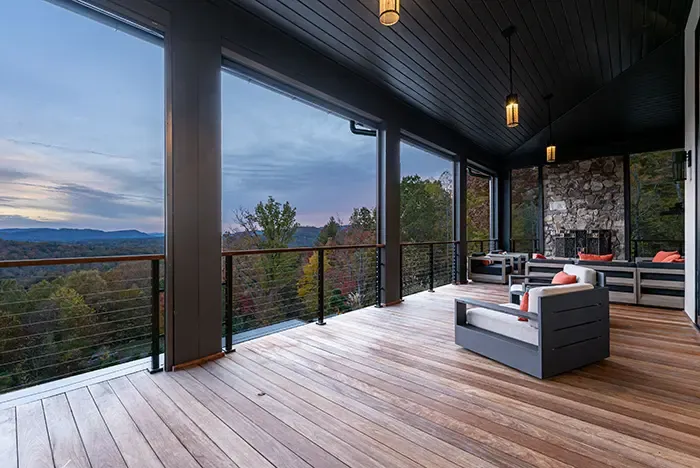 luxury mountain house in fairview views