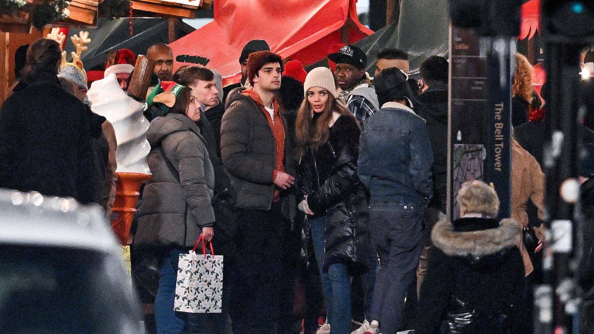 Actor Leslie Grace on the set of the new Batgirl movie on January 13, 2022.