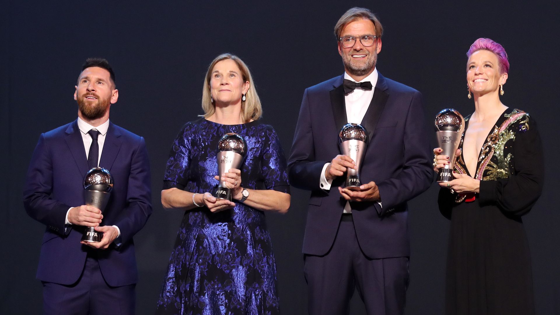 The winners of the Best FIFA Football Awards