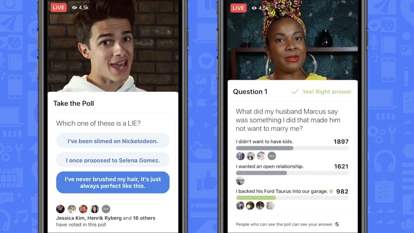 Facebook adds interactive video tools for creators