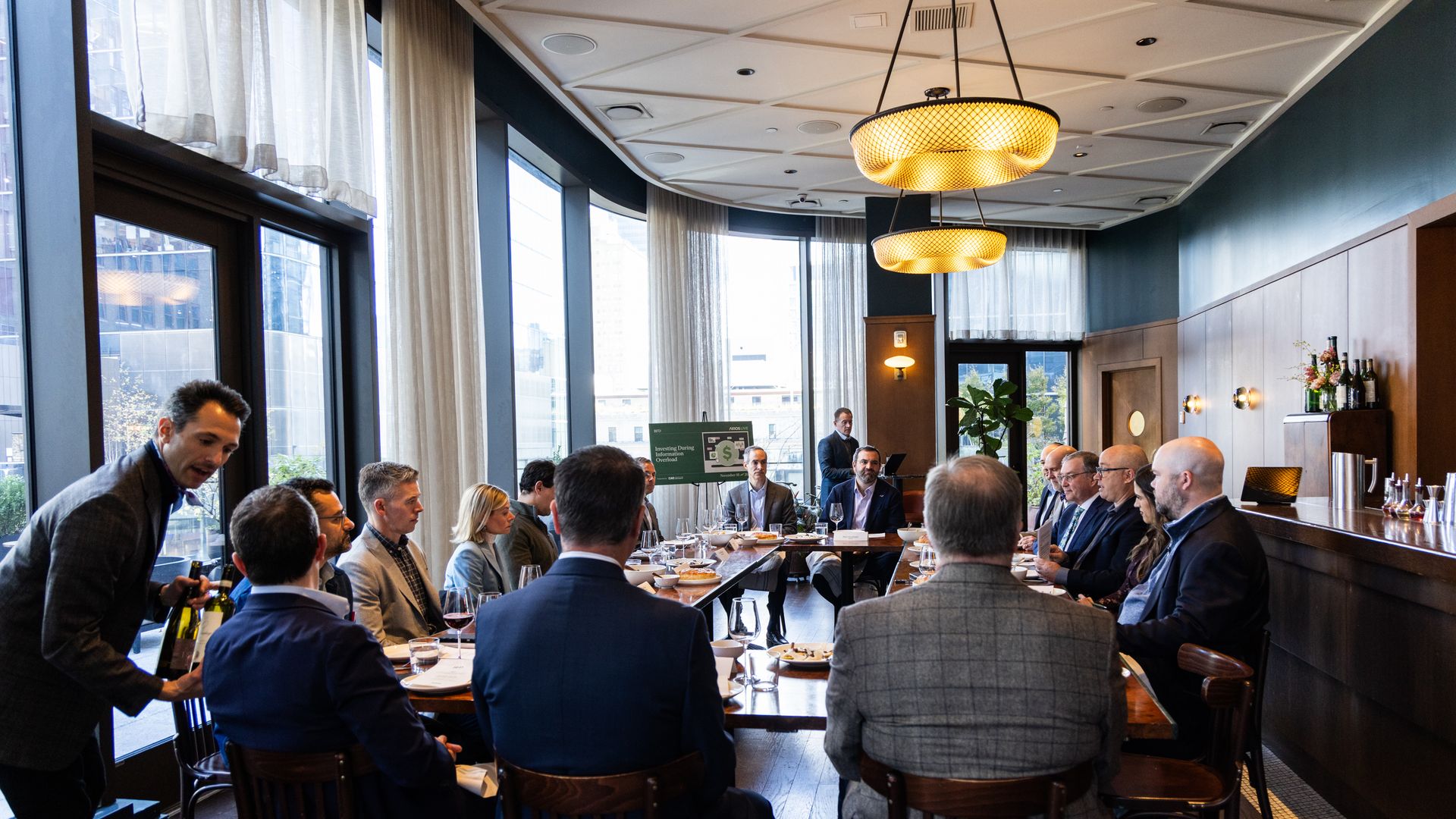 Attendees at the BFD Expert Voices lunch. 