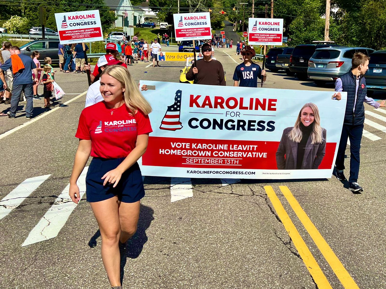 New Hampshire GOP primary election: Karoline Leavitt wins