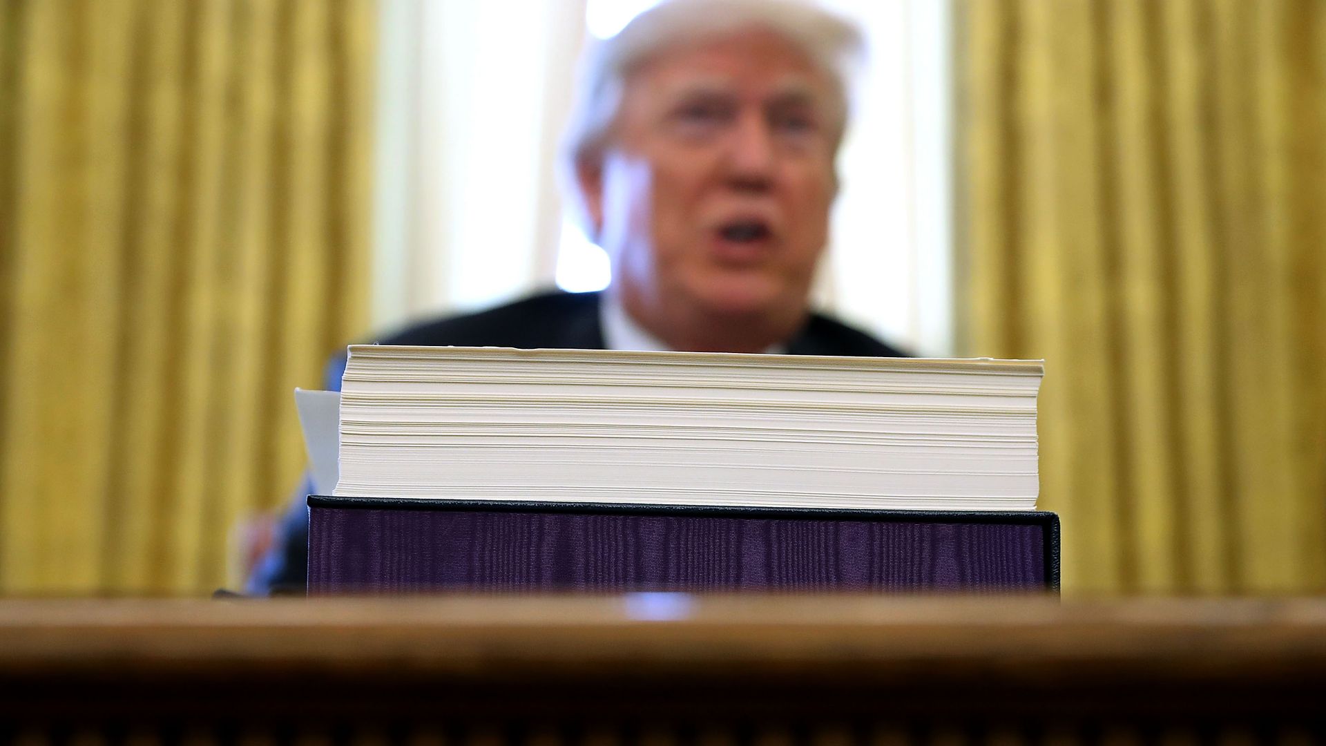 Donald Trump preparing to sign new tax law and a job bill