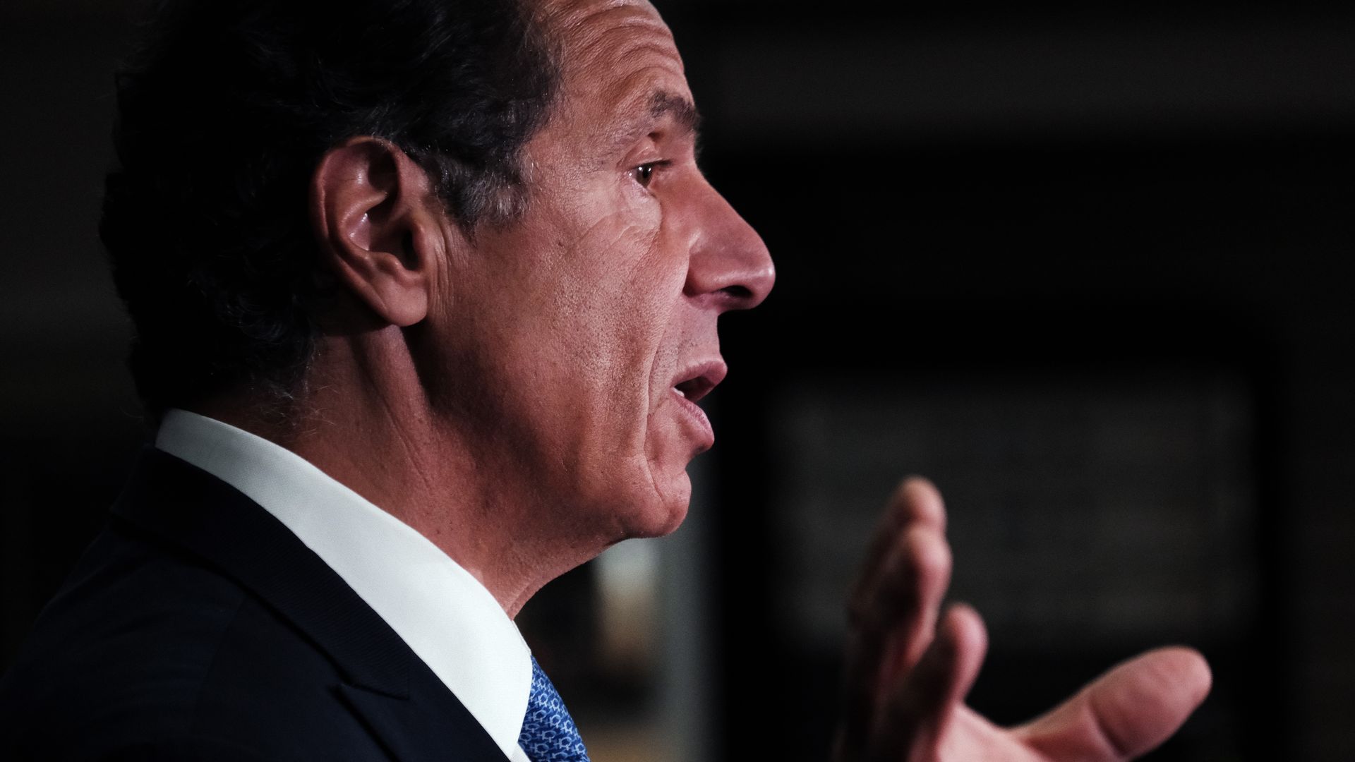 Picture of Andrew Cuomo's side profile