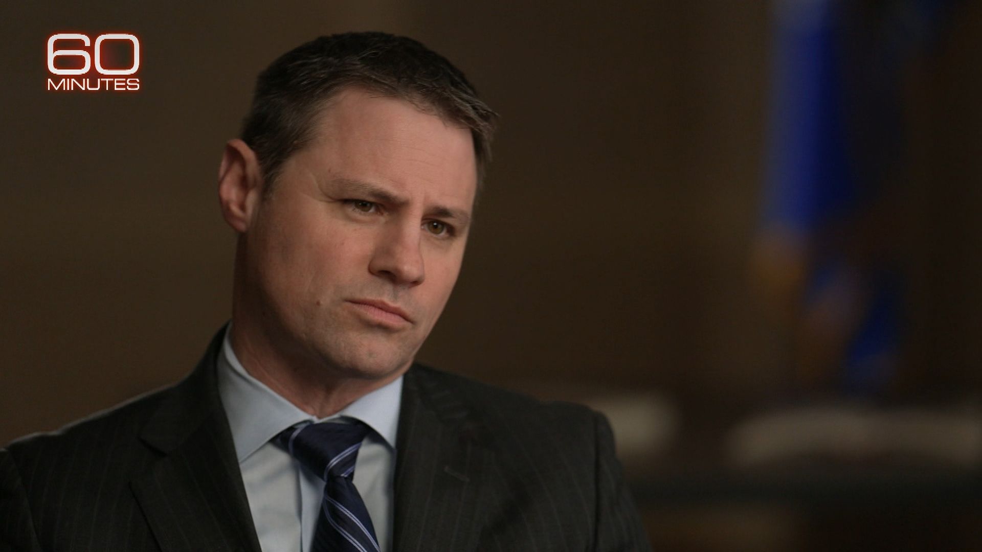 A screenshot of former Wisconsin Republican Party Chair Andrew Hitt on CBS' "60 Minutes."