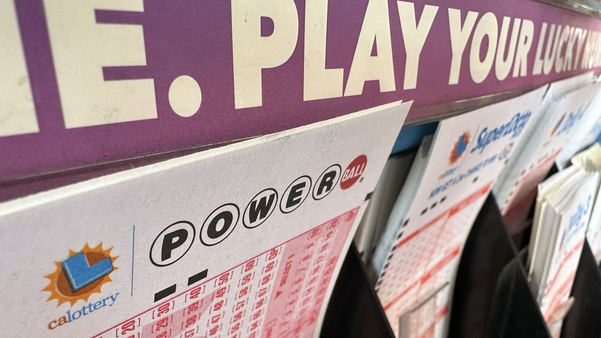Powerball lottery forms