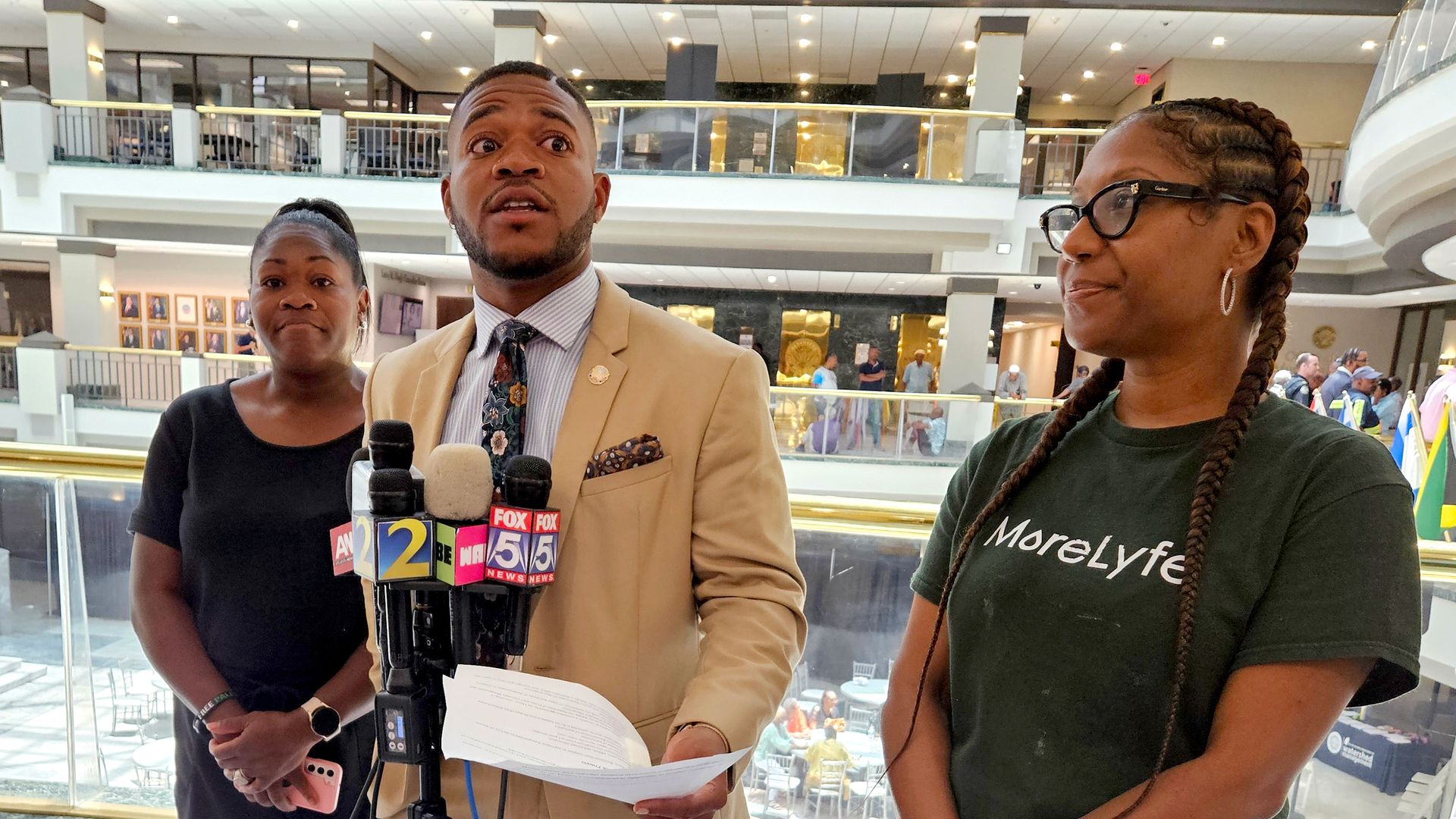 Advocates call for the city to supply funding to help small and medium size businesses recover from the water main break.