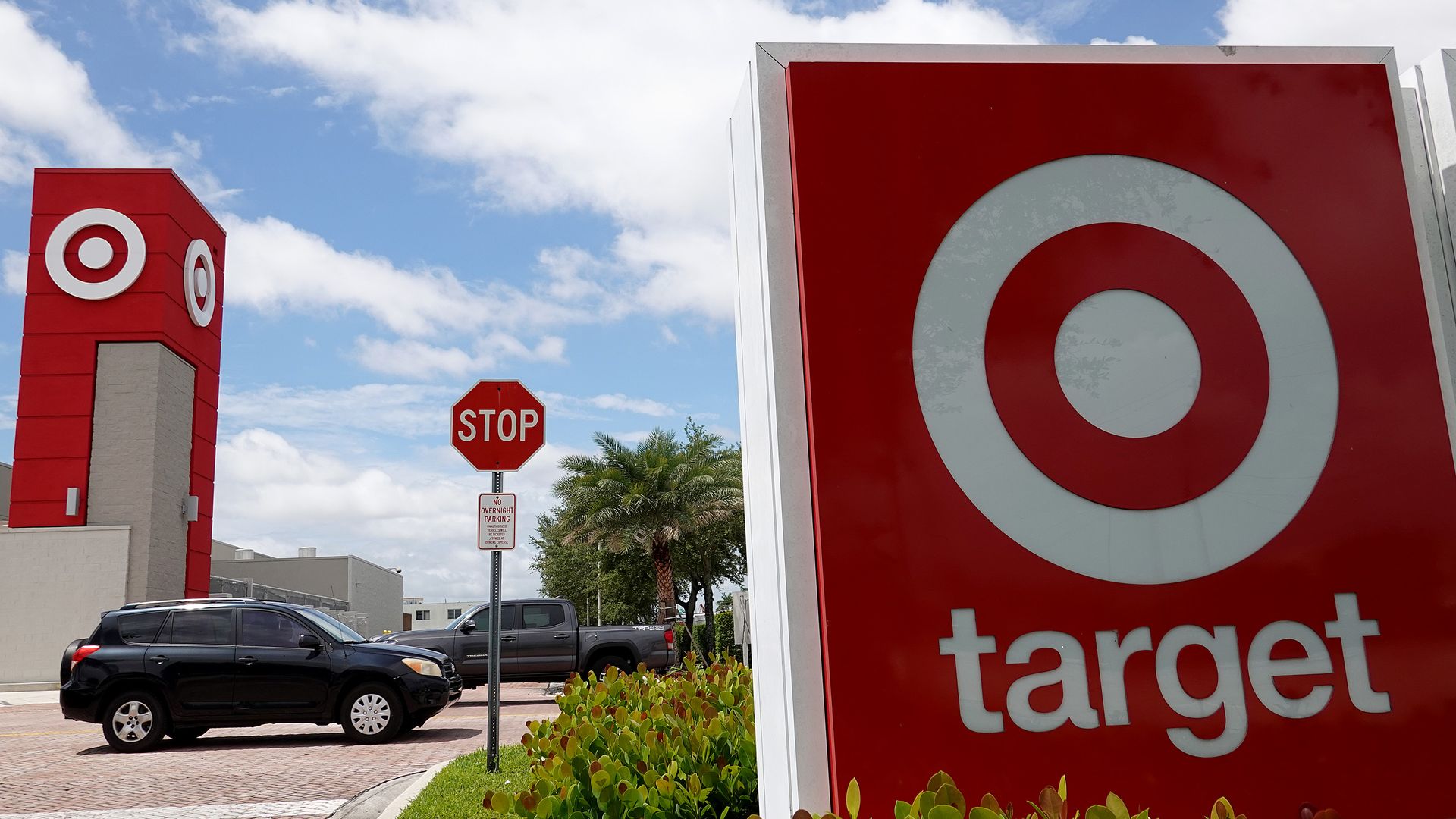 Target store front and Target sign