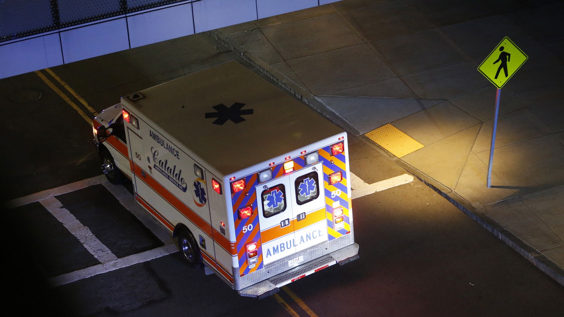 An ambulance