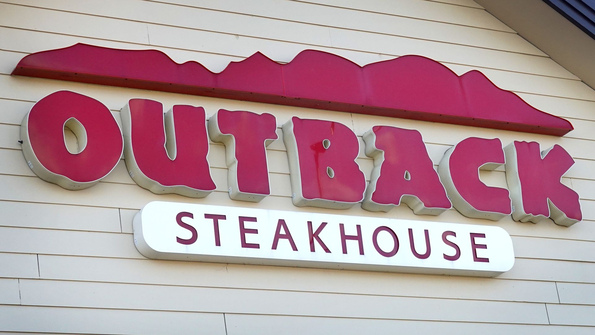 sign for Outback Steakhouse