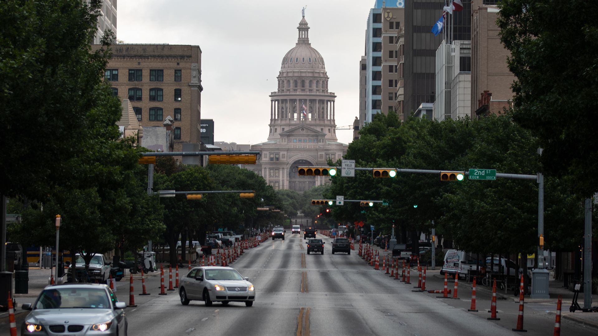 The Texas State Capitol building on July 14.