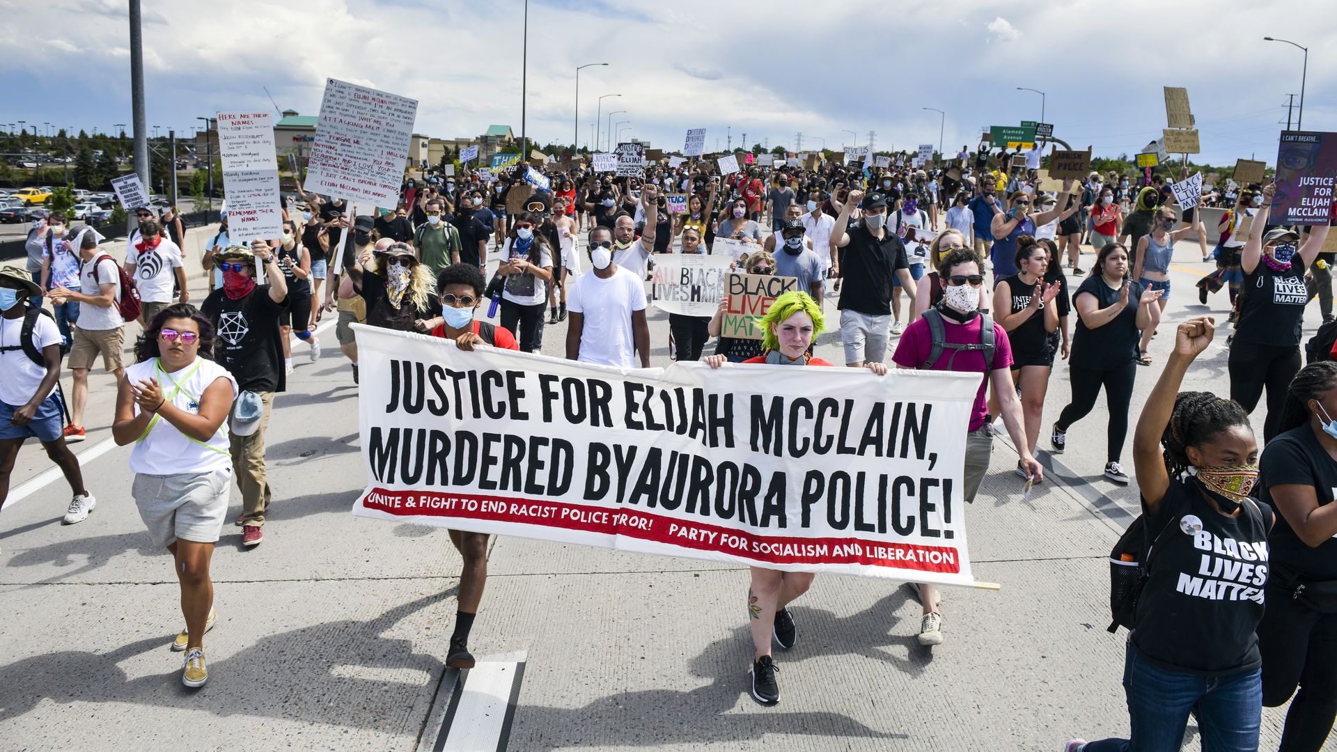 Protestors demand justice for Elijah McClain