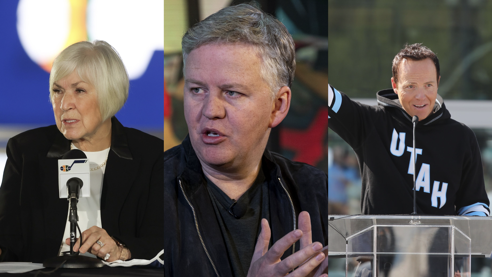 Gail Miller, Matthew Prince and Ryan Smith appear in three separate photos next to each other.