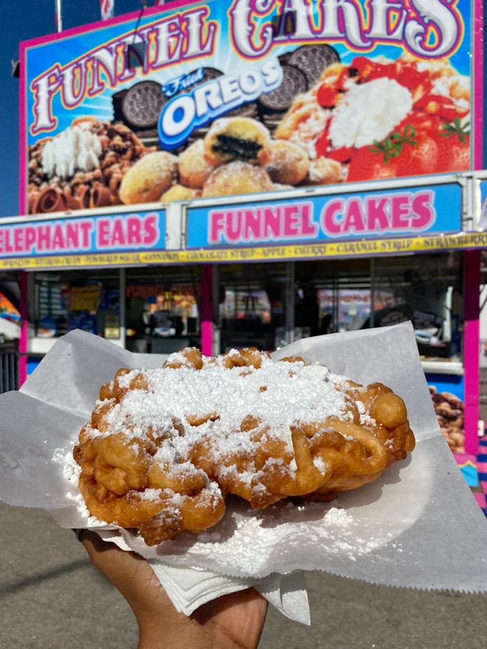 funnel cake from the nc state fair