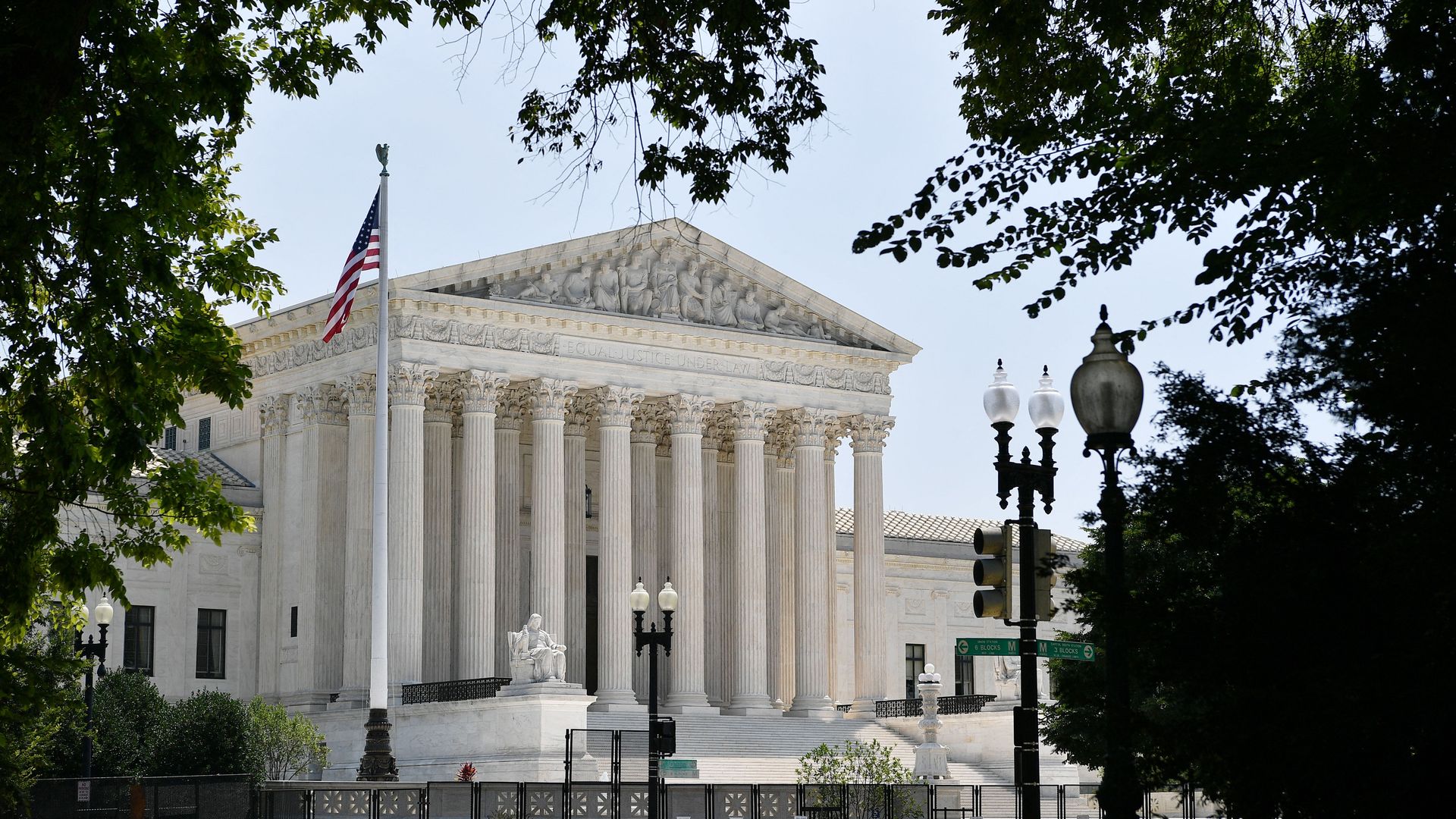 The US Supreme Court is seen in Washington, DC on July 24, 2022.