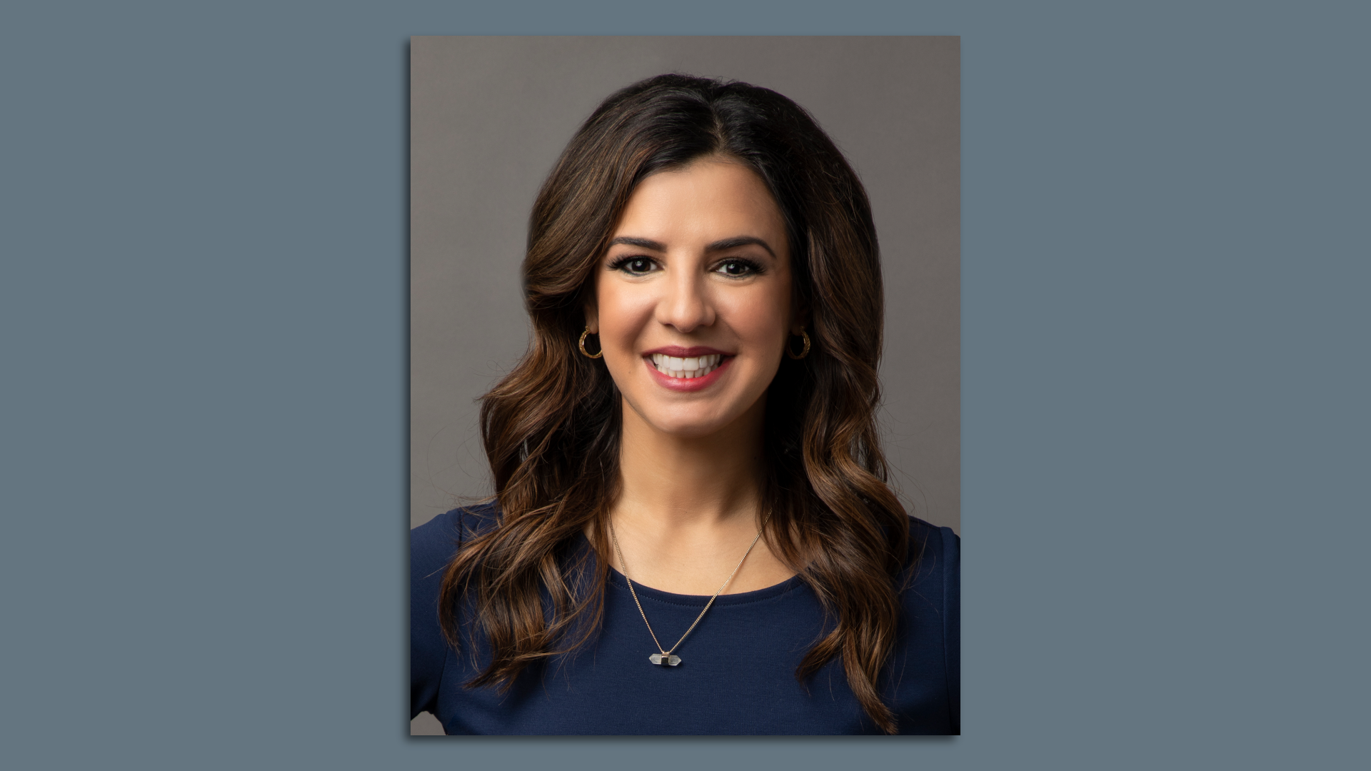 Photo of a woman smiling for headshot 
