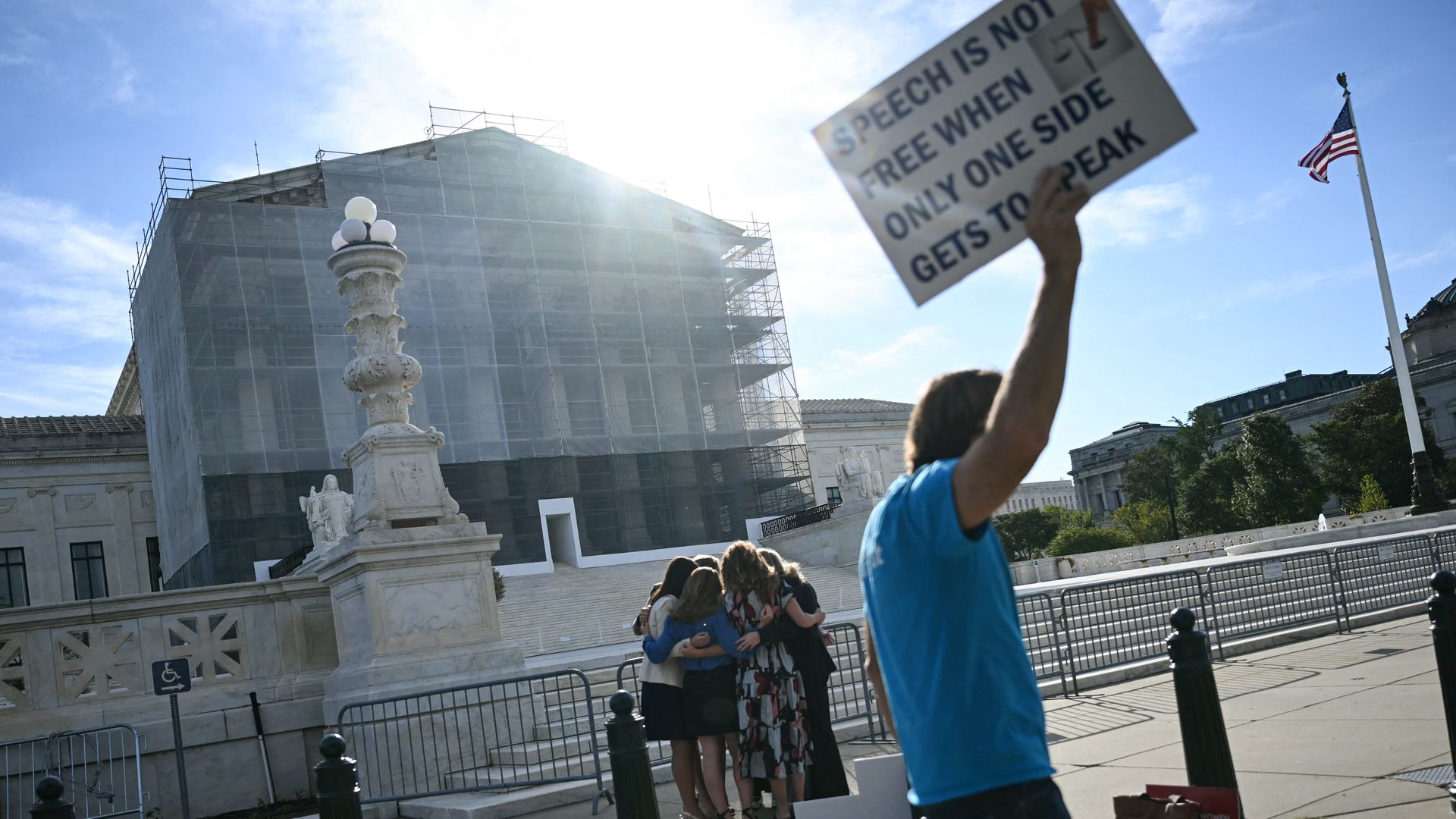 Supreme Court demonstration during conversion therapy case