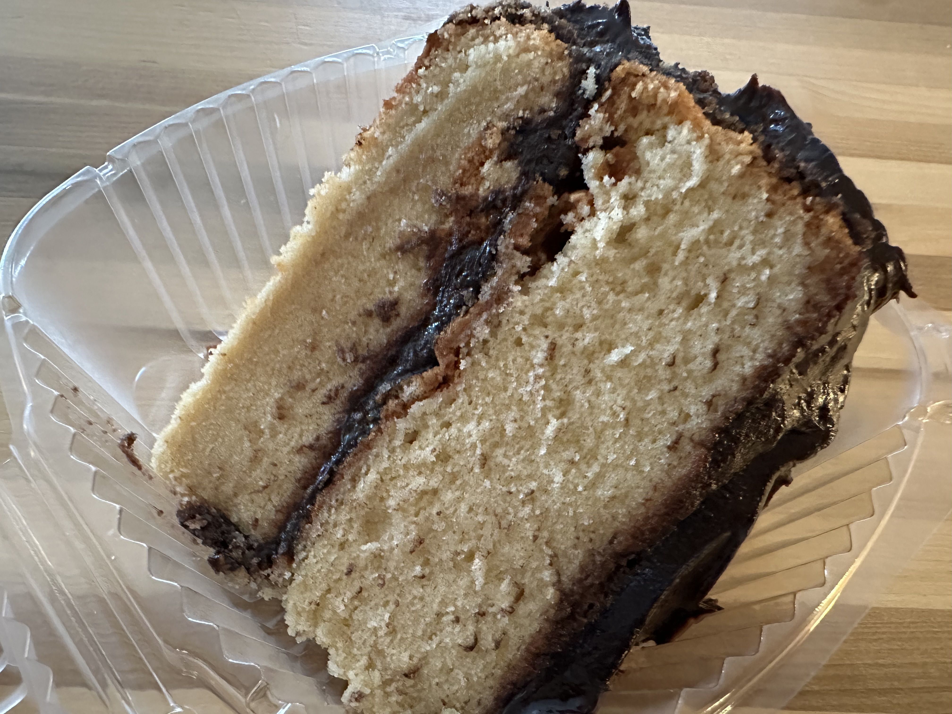 a slice of chocolate cake 