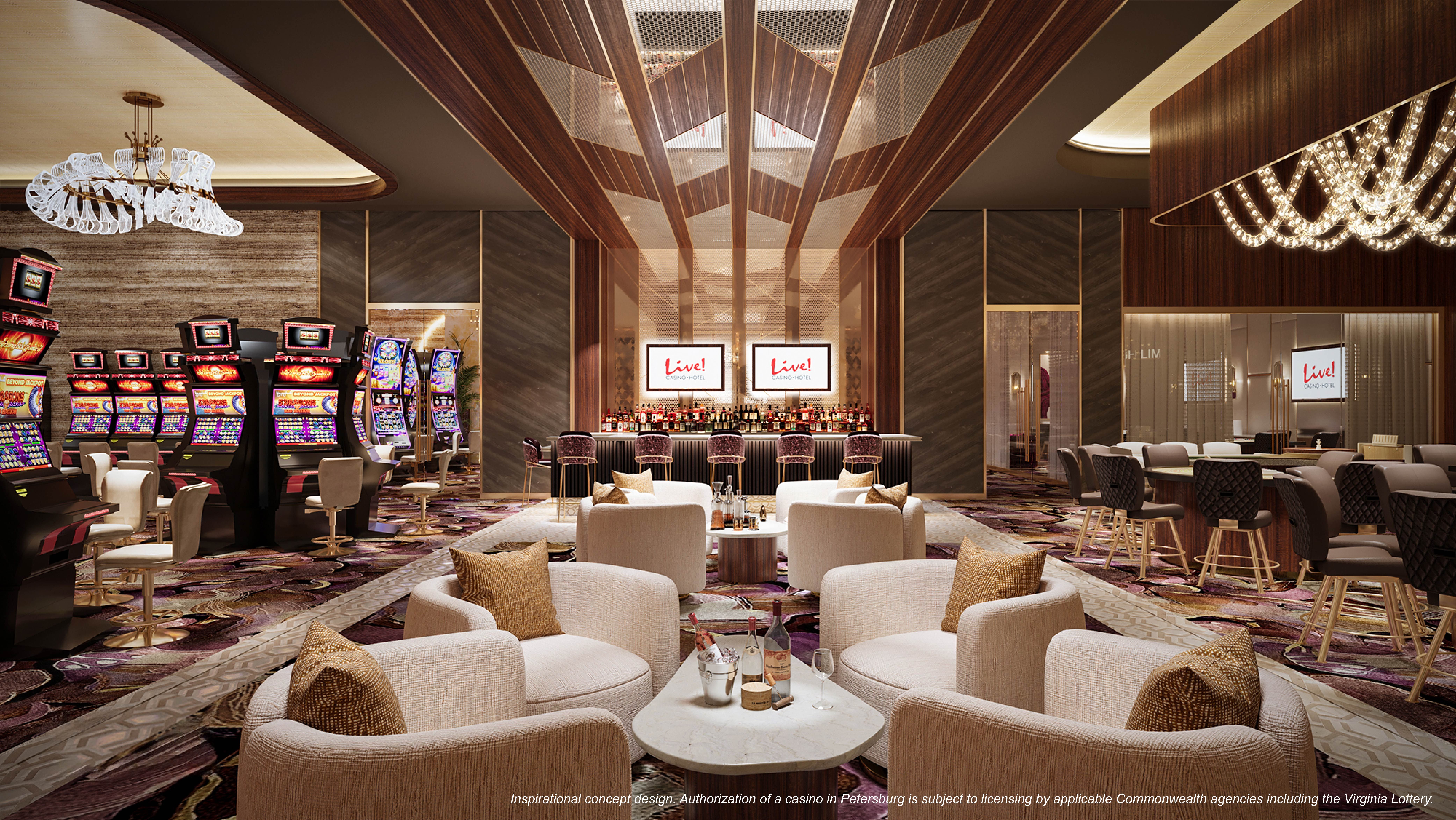 a sexy looking inside casino 