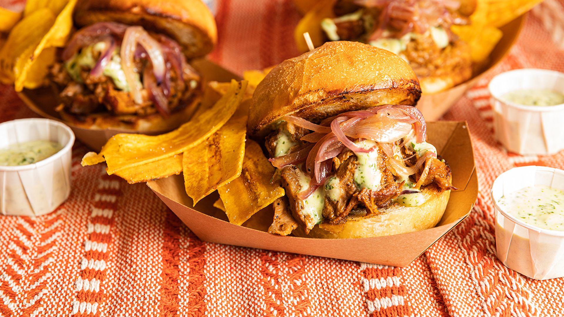Calle Sol Lechon Sliders