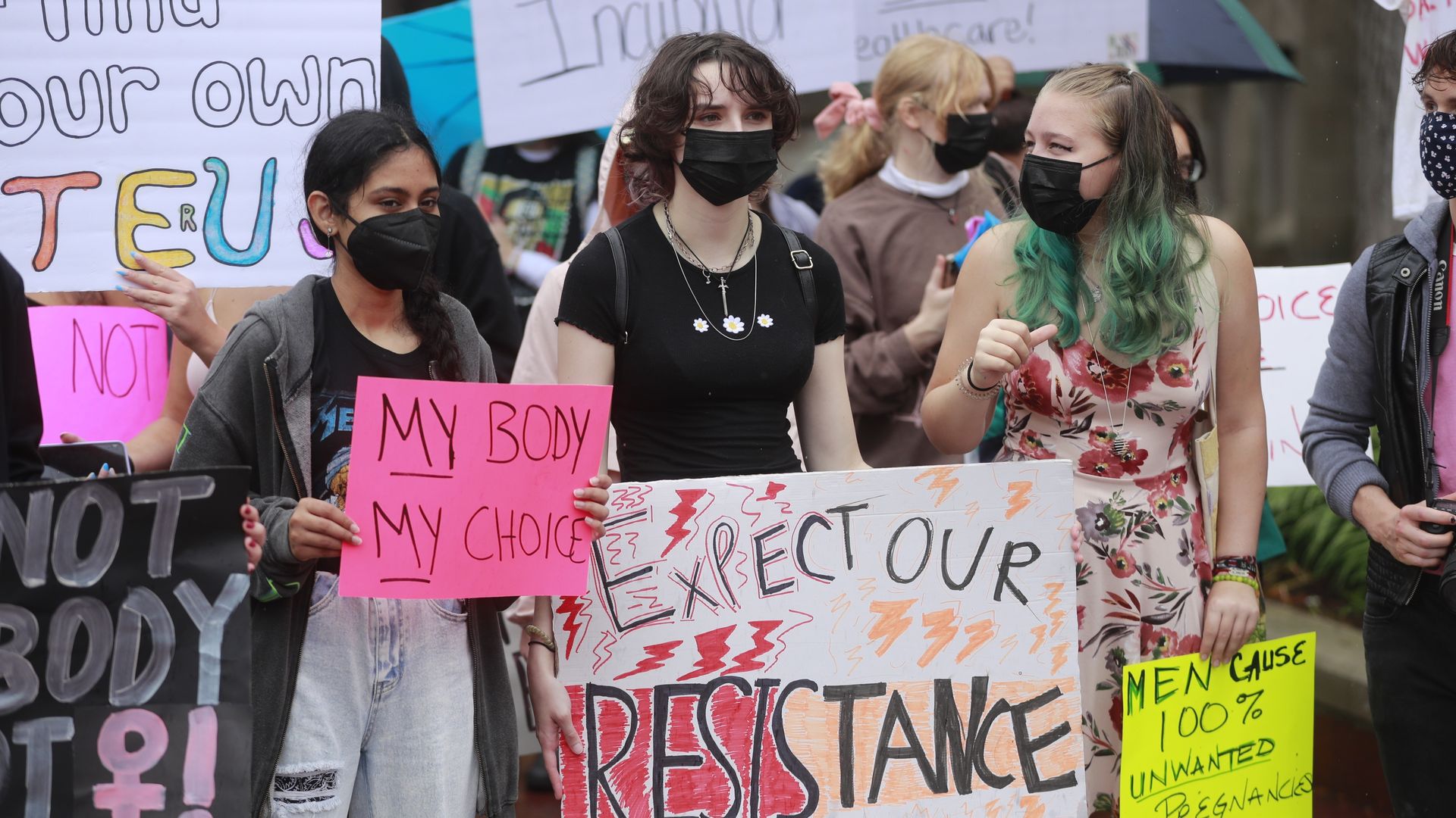 Protest over abortion