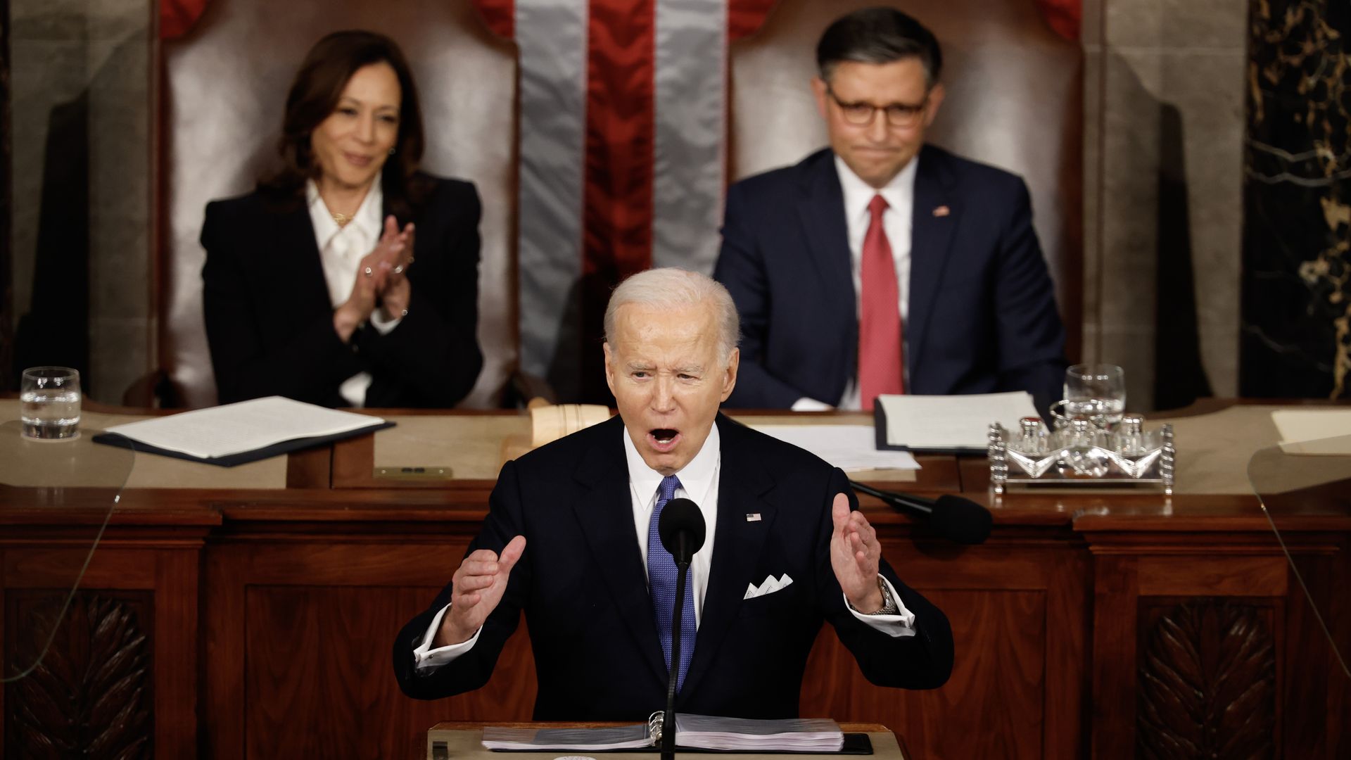 President Biden at the State of the Union address