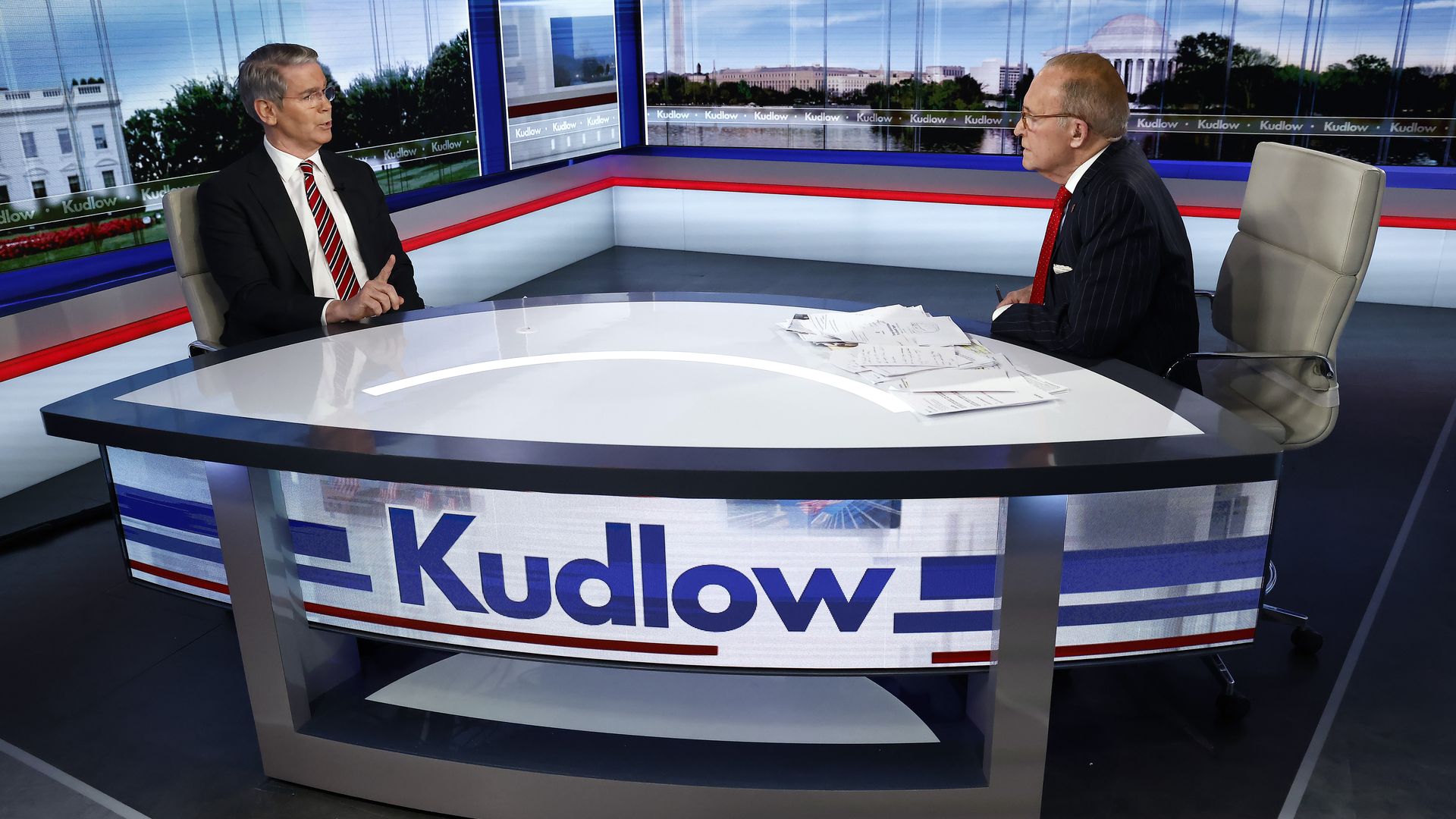 Treasury secretary Scott Bessent appears on Kudlow