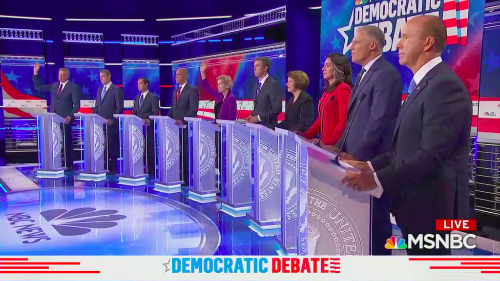 Highlights from 1st Democratic presidential primary debate