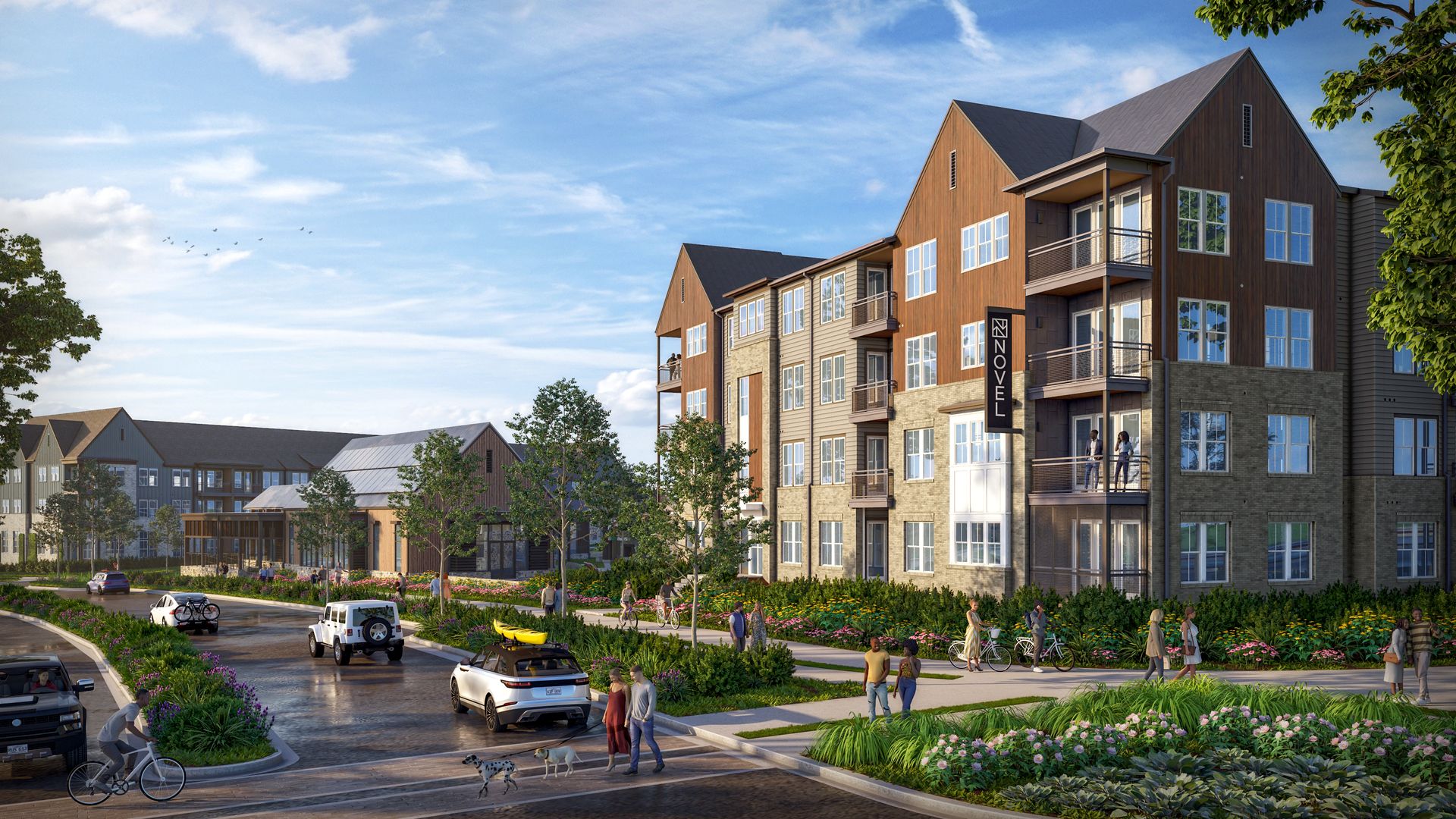 The River District marks another milestone as first apartments break ...