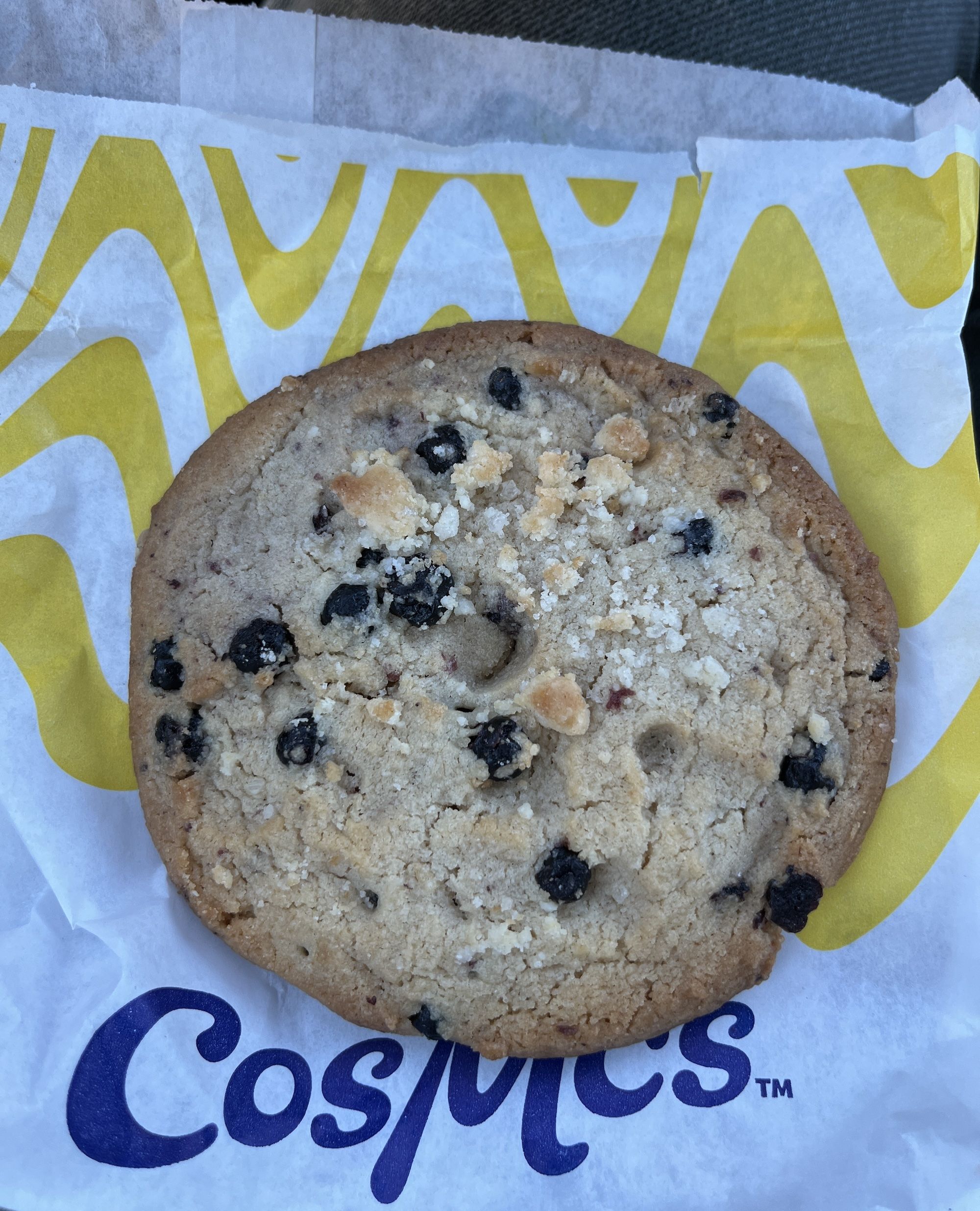 Blueberry lemon cookie.