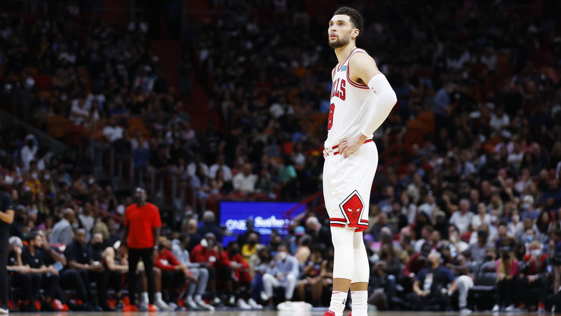 A photo of a basketball player. 