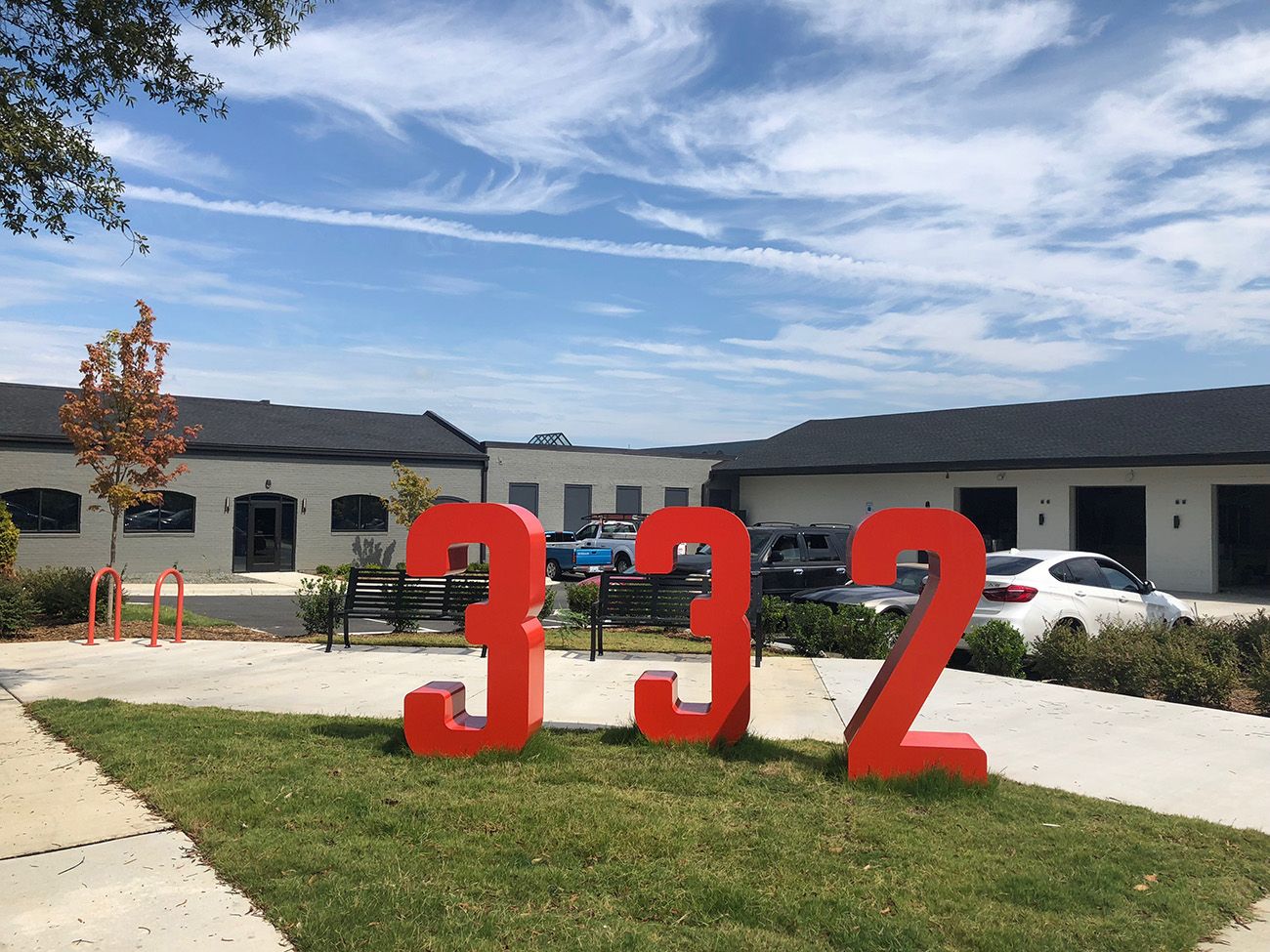 parking lot of Lost and Found