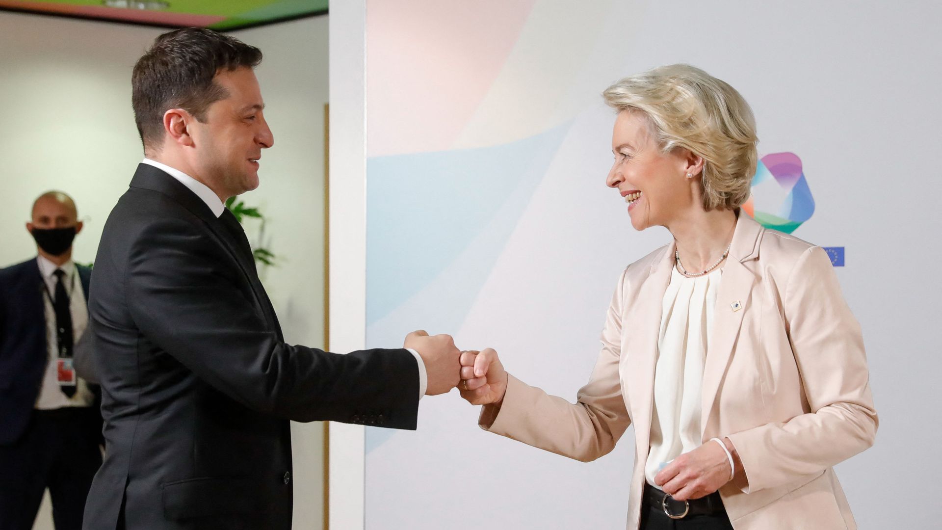 Zelensky and Ursula von der Leyen