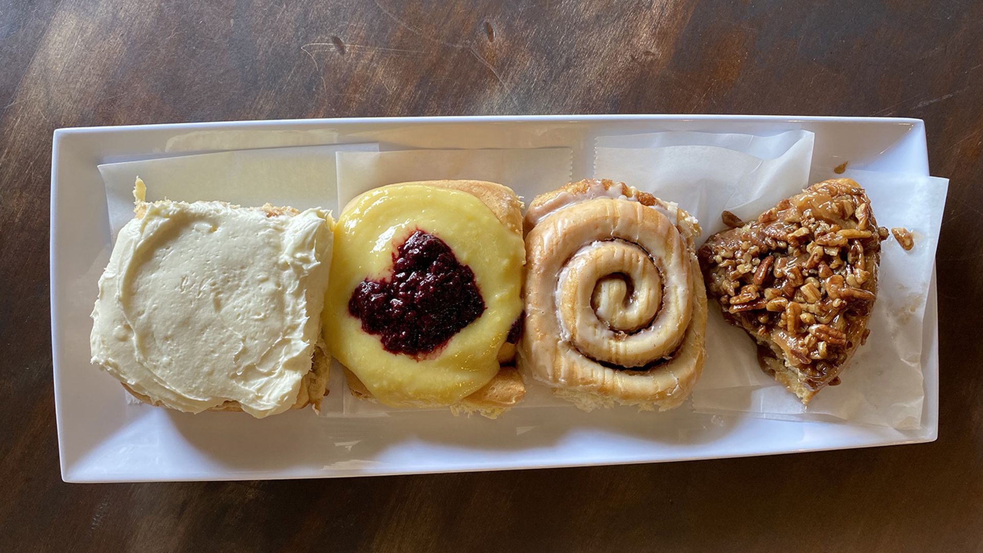 Bun Appetit, Jay Byrd and Maria Caceres, cinnamon buns, Charlotte, bakery